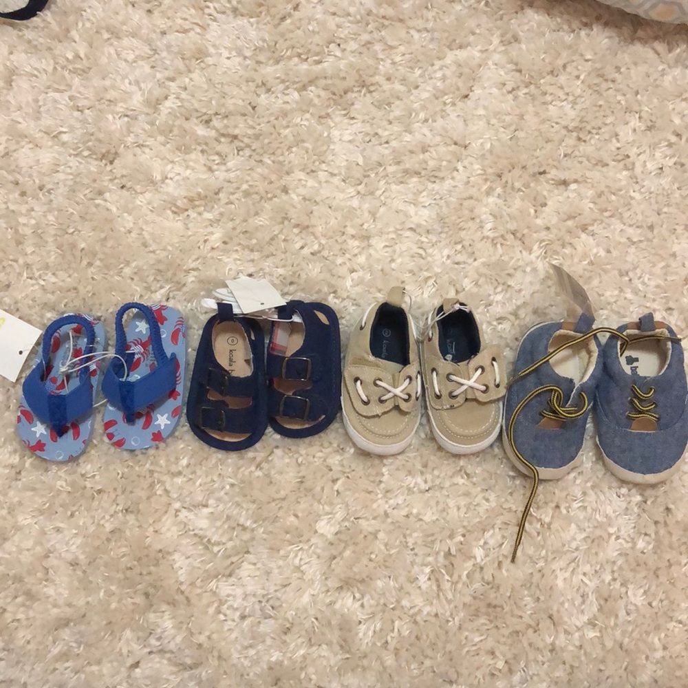 Lot of baby boy shoes